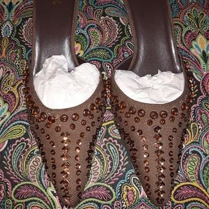 Spiegel Brown Dressy Mules